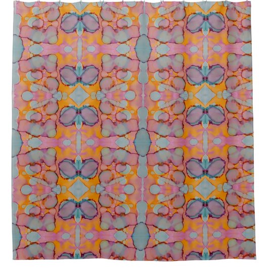 Cotton Candy Mirage シャワーカーテン (正面)