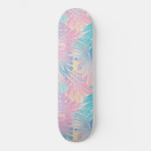 Cotton Candy Monstera Palm Jungle 1 スケートボード (正面)