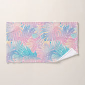 Cotton Candy Monstera Palm Jungle 1 バスタオルセット (ハンドタオル)