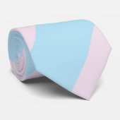 Cotton Candy Pink and Blue Striped Men's Tie ネクタイ (ロール)