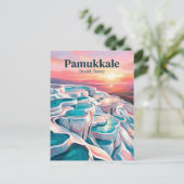 Cotton Castle, Denizli, Aegean ポストカード (スタンド正面)