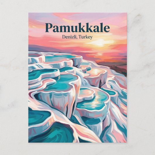 Cotton Castle, Denizli, Aegean ポストカード (正面)