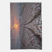 Cotton Field Harvest Moon - Farmhouse Decor キッチンタオル (縦)