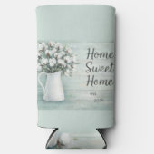 Cotton Flowers Farmhouse Rustic Soft Cooler スリム缶クーラー (正面)