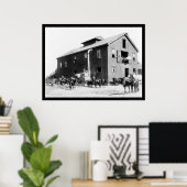 Cotton Gin in Dahomey, MS 1898 ポスター (ホームオフィス)