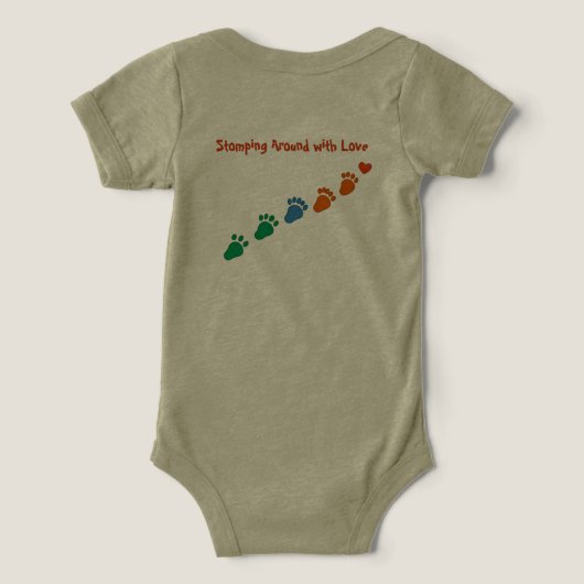 Cotton Happy Dinosaur  (デザイン裏面)