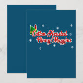 Cotton Headed Ninny Muggins Funny Elf Christmas 招待状 (正面/裏面)