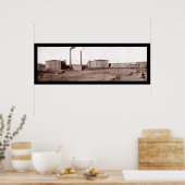 Cotton Spartanburg, SC写真1909 ポスター (キッチン)