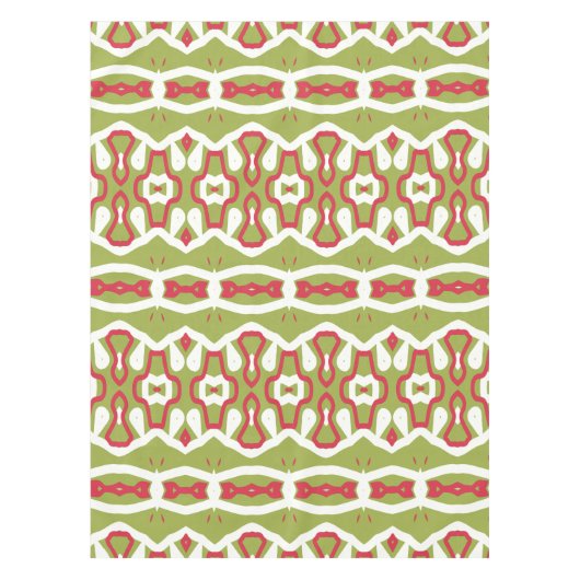 Cotton Table cloth, 52"x70" multicolor pattern   テーブルクロス (正面)