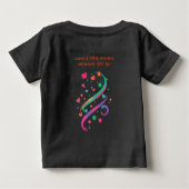 Cotton Tee- Trendy Unicorn  ベビーTシャツ (裏面)