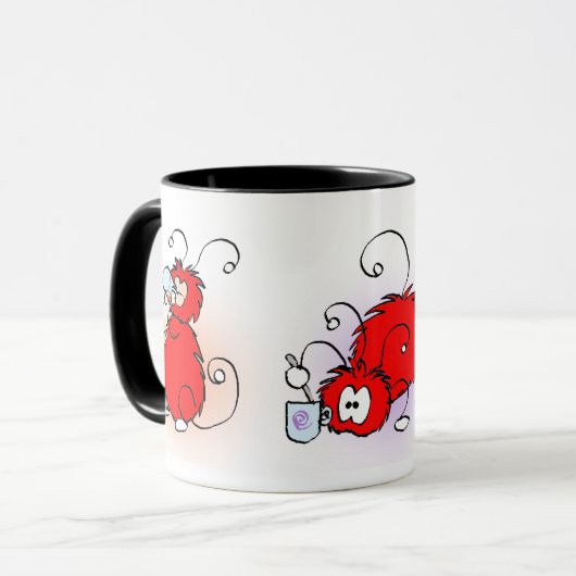 Cottonballsの信号器のマグ マグカップ (正面左)