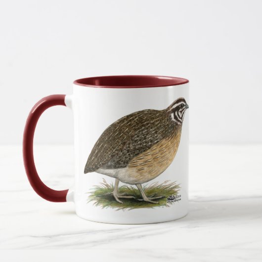 Coturnixのファラオのウズラ マグカップ (左)