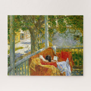 Couch on the Porch, Cos Cob by Frederick Hasssam ジグソーパズル