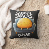 Couch Potato Funny クッション (ブランケット)