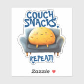 Couch Potato Funny シール (シート)
