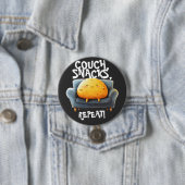 Couch Potato Funny 缶バッジ (インサイチュ)