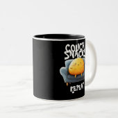 Couch Potato Funny Mug ツートーンマグカップ (正面右)