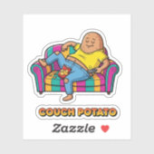 Couch Potato Lazy Person シール (シート)