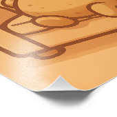 Couch Potato Mode Funny Lazy Design フォトプリント (角)