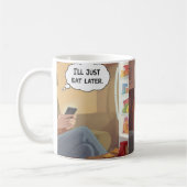 Couch Potato & Snacks – Funny Relatable Mug コーヒーマグカップ (左)