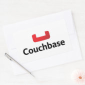 Couchbaseノートパソコンステッカー 長方形シール (封筒)