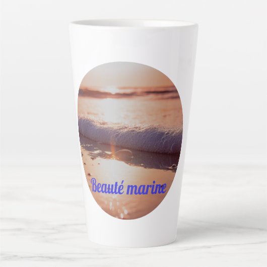 Couche de soleil beauté marine カフェラテマグ (正面)