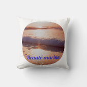 Couche de soleil beauté marine クッション (正面)
