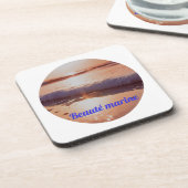 Couche de soleil beauté marine コースター (左側)