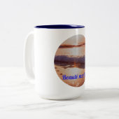 Couche de soleil beauté marine ツートーンマグカップ (正面左)