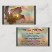 couche? du solのエレガントな花の専門の標準 名刺 (正面/裏面)