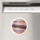 Coucher de soleil beauté marine マグネット (インサイチュ (食洗機))