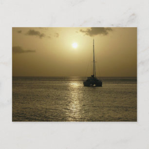 Coucher de Soleil (Sunset) – マルティニーク， FWI ポストカード