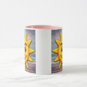 Coucher de soleil sympa マグカップ (中央)