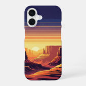 Couches de Canyon Rétro iPhone 16ケース (裏面)