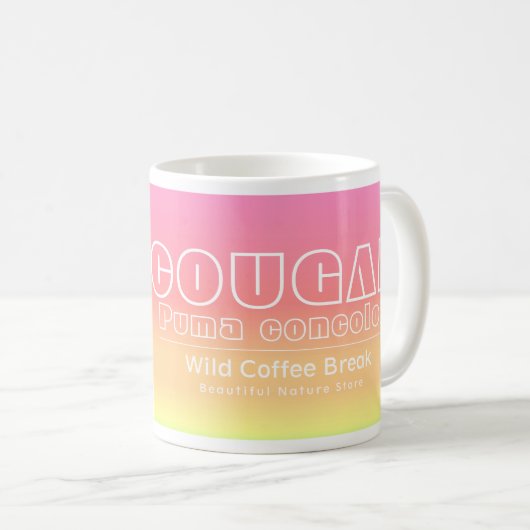 COUGAR [Classic Mug] コーヒーマグカップ (正面右)