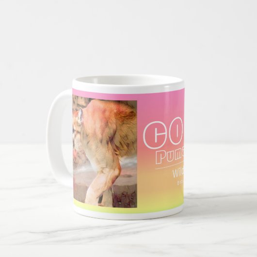 COUGAR [Classic Mug] コーヒーマグカップ (正面左)