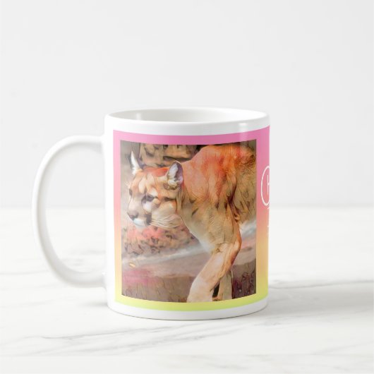 COUGAR [Classic Mug] コーヒーマグカップ (左)
