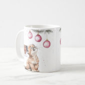 Cougar mugs 11oz matte ceramic mug コーヒーマグカップ (正面左)