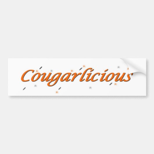 Cougarliciousのバンパーステッカー バンパーステッカー (正面)