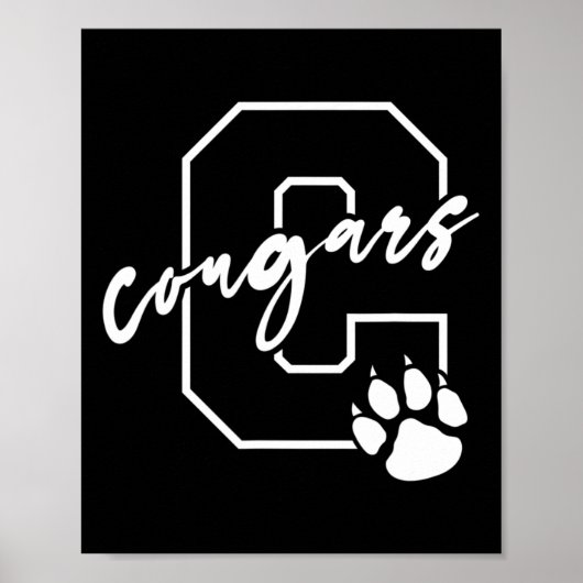 Cougars Bysketbyll Player Kids  ポスター (正面)