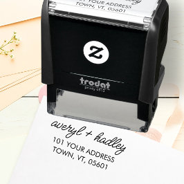 Coule スタイリッシュ Script Krighthのアドレ結婚ス セルフインキングスタンプ