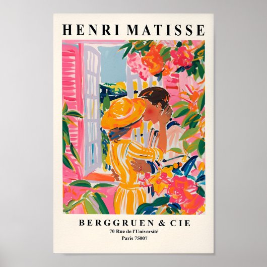 Coule Artプリント、ポスタキスをするー、Henri Matisse Pr ポスター (正面)