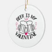 Coule Art Beer Is My Valentine セラミックオーナメント (左)