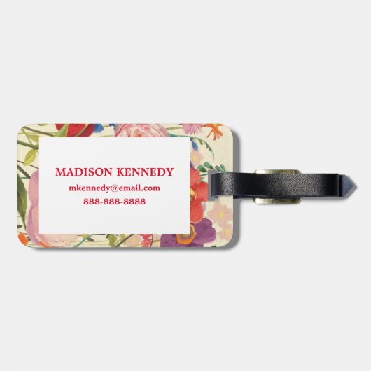 Couleur Printemps ラゲッジタグ (裏面横)