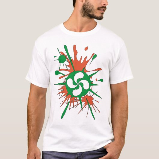 couleursのバスク人 tシャツ (正面)