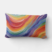 Couleurs de l'arc-en-ciel ランバークッション (裏面)