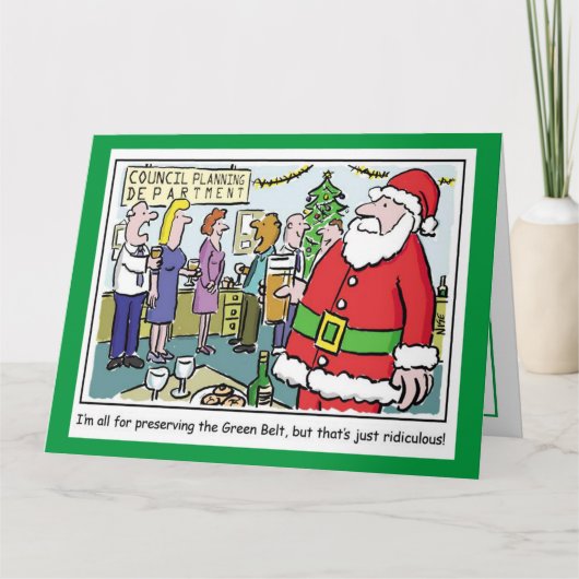 CouncilまたはLocal Authorityクリスマスカード カード (正面)