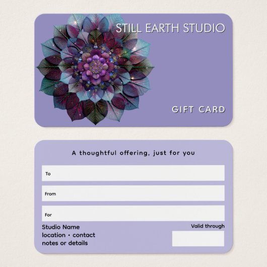 Council of Leaves | Mandala Art P&B (正面&裏面)