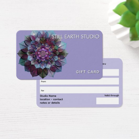 Council of Leaves | Mandala Art P&B (デスク)