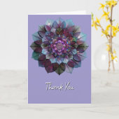 Council of Leaves | Mandala Art P&B カード (黄色い花)